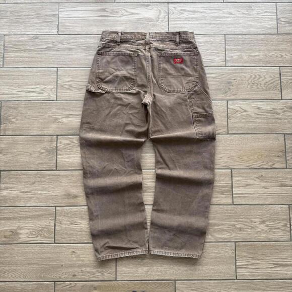Y2K Dickies Carpenter Brown Workwear Pants - Picture 1 of 6